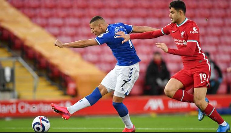 Everton shocks Liverpool with historic Anfield defeat