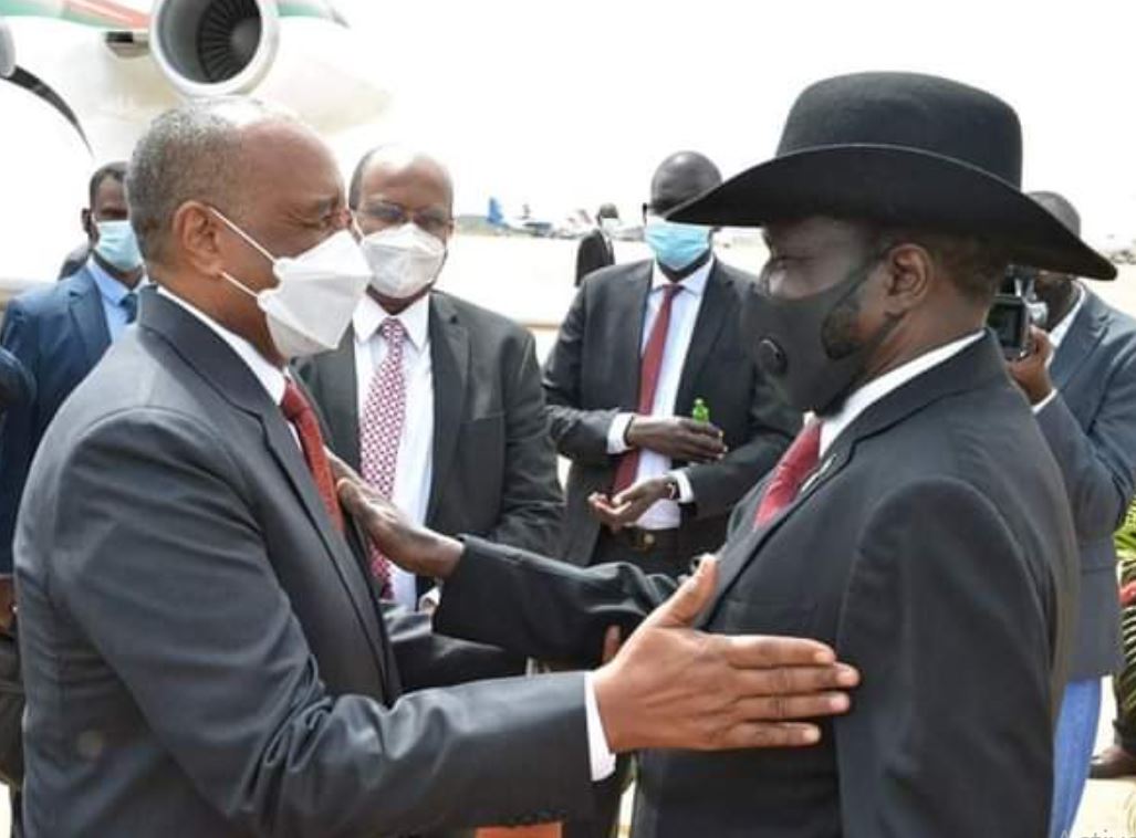 President Kiir holds talks with Sudan’s Lt. Gen. al-Burhan