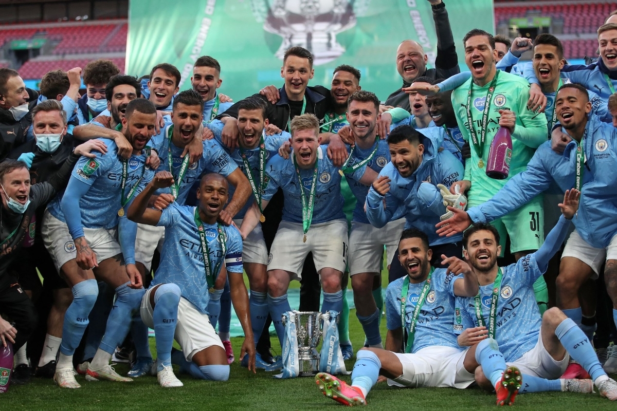Man City beats Spurs 1-0 to clinch fourth consecutive Carabao Cup