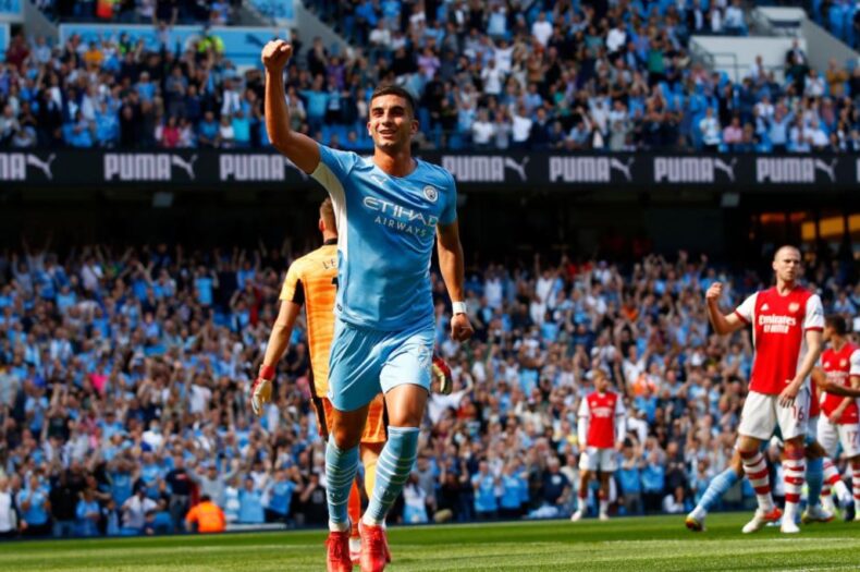 Annihilated: Man City pumps five goals past limping Arsenal