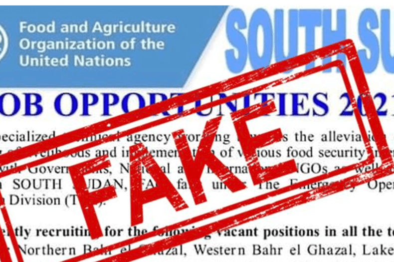 FAO disowns job advert bearing its logo
