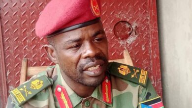 Gen. Nando to be flown to Juba