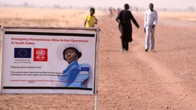 UK stops cash for land mine clearance