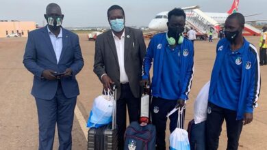 South Sudan delegation to FIFA Arab Cup 2021 jets home
