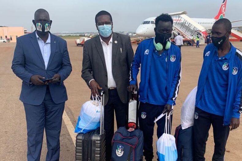 South Sudan delegation to FIFA Arab Cup 2021 jets home