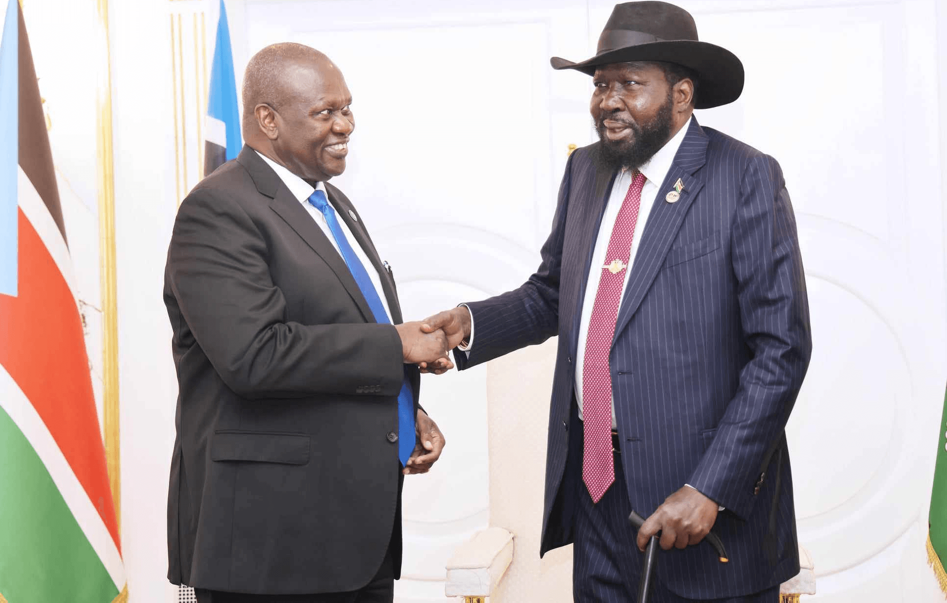 President Kiir, Dr. Machar meet as party shares stance on the peace talks