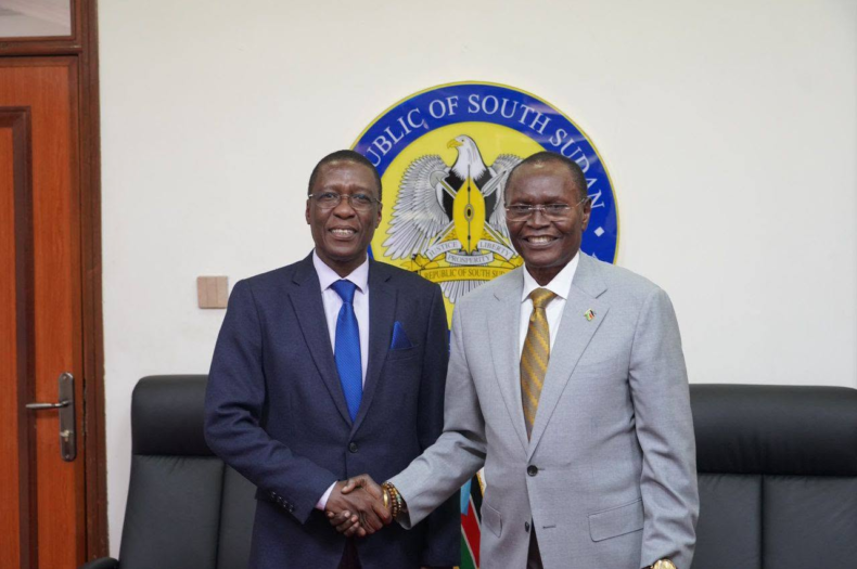 Foreign Minister meets RJMEC chair, German envoy over country, regional peace